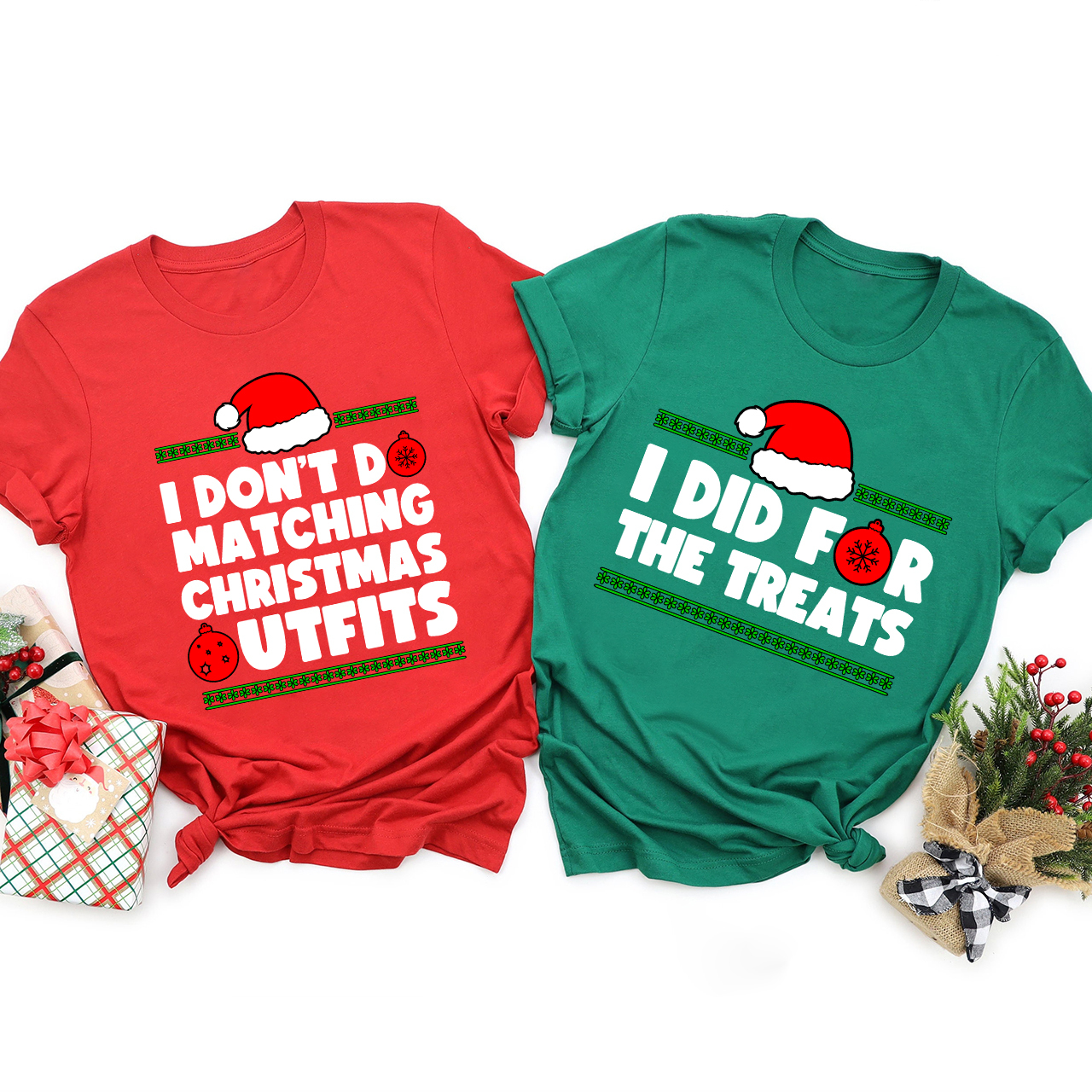 Personalized Funny Group Matching Christmas Party Shirts