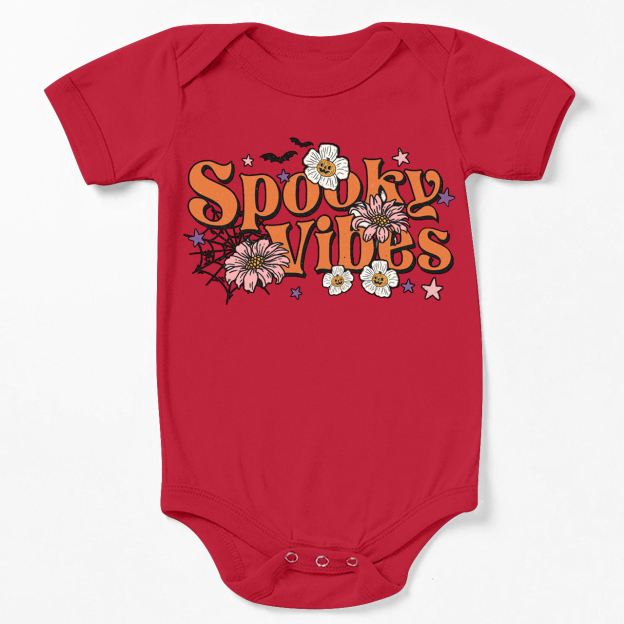  Spooky Vibes Bodysuit For Baby