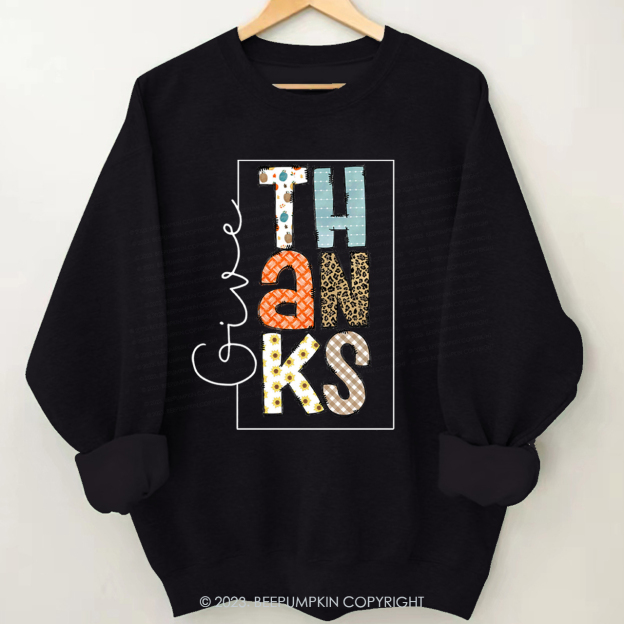 In Everything Give Thank Sweatshirt Beepumpkin