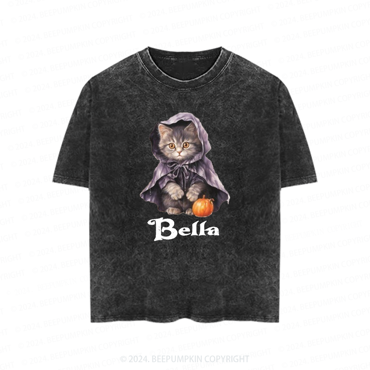 Halloween Ghost Cows Toddler&Kids Washed Tees