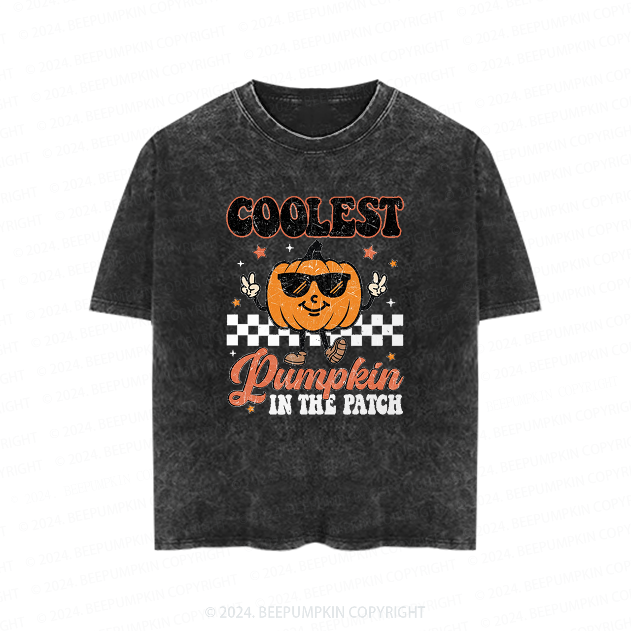 Halloween Ghost Cows Toddler&Kids Washed Tees