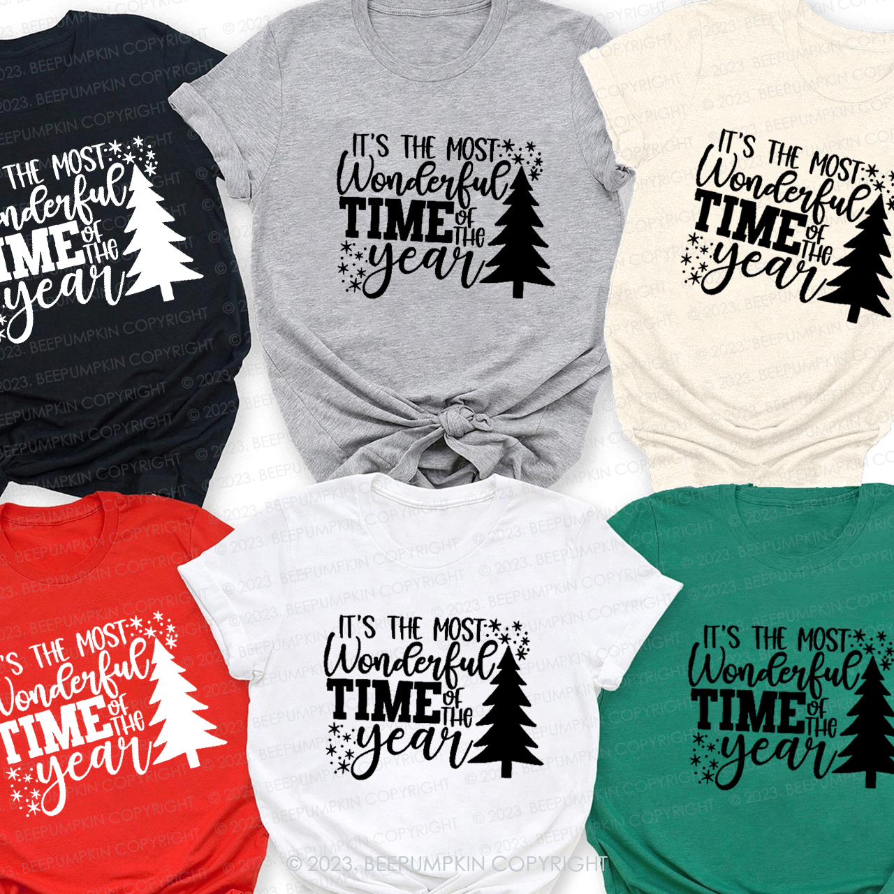 It's The Most Wonderful Time of the Year Shirt For Family Beepumpkin