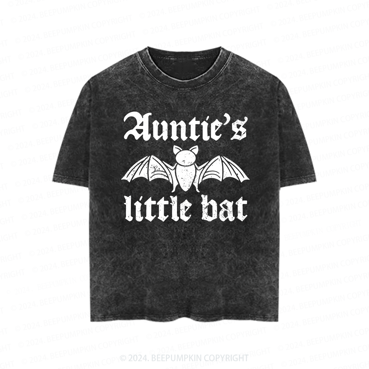 Personalized Cute Ghost Toddler&Kids Washed Tees