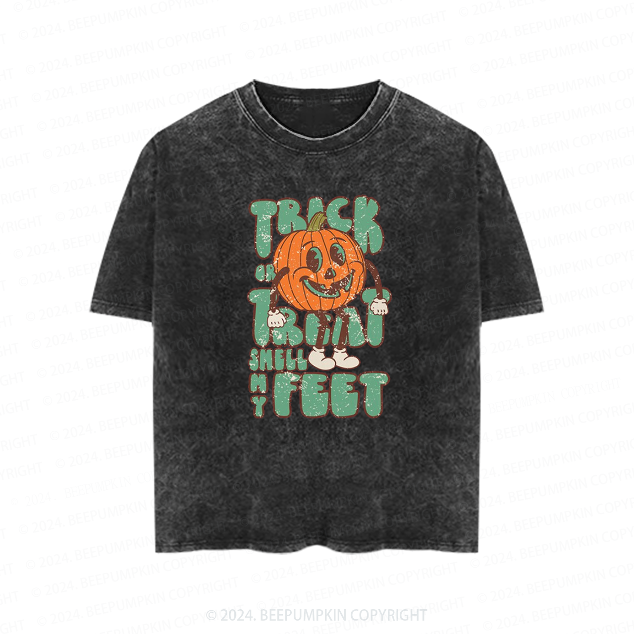 Trick Or Treat Smell My Feet Toddler&Kids Washed Tees          