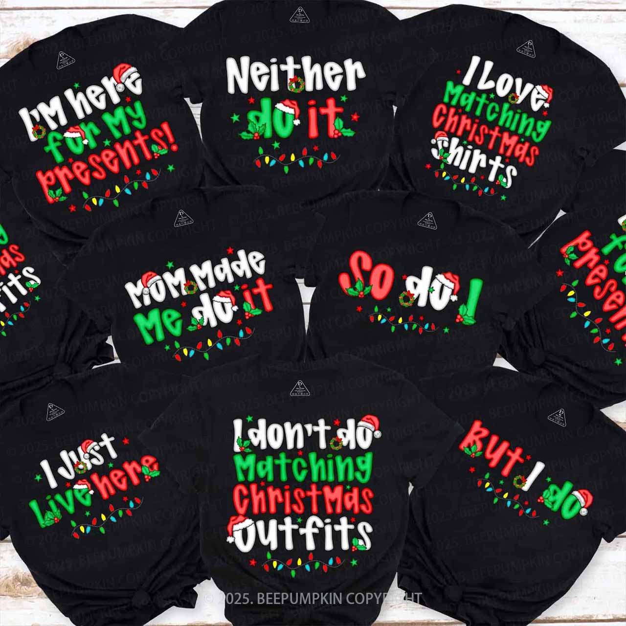 Personalized So Do I Christmas Family Matching T-Shirts Beepumpkin