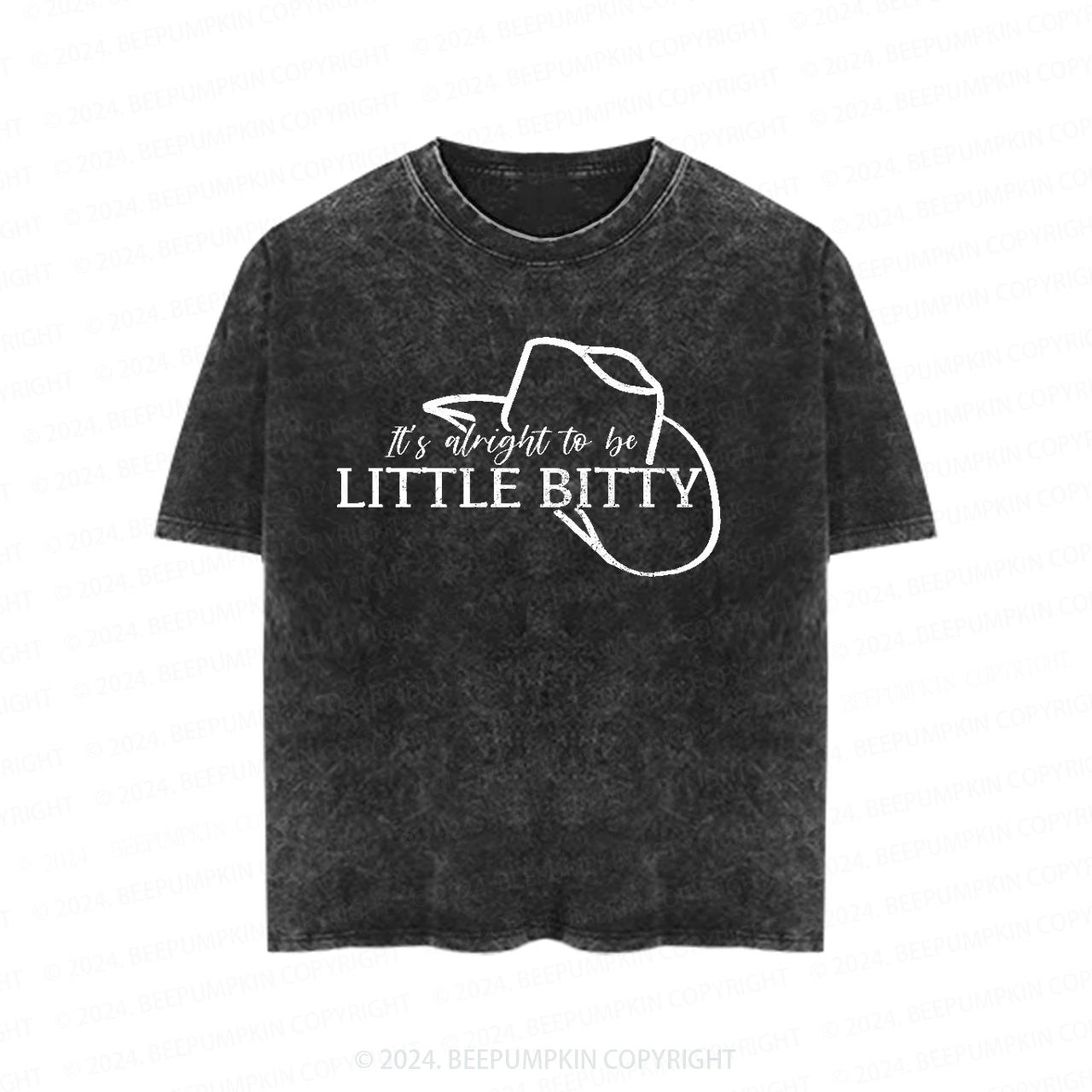It's Alright To Be Little Funny Toddler&Kids Washed Tees          
