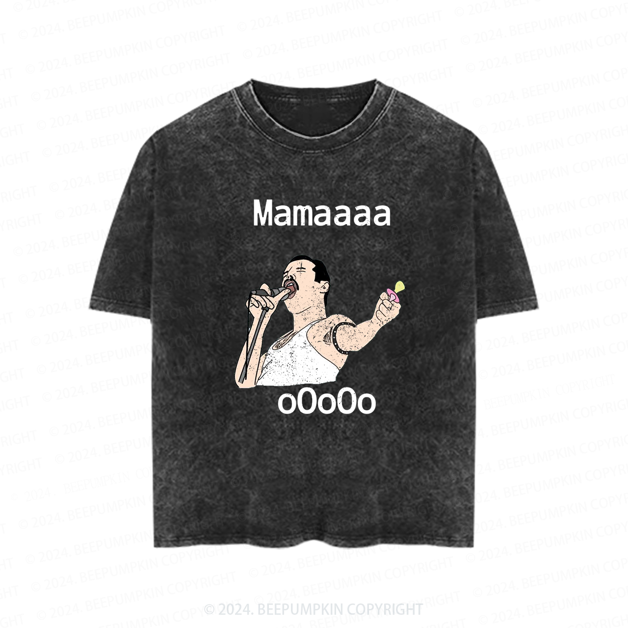 Funny Shout Mama Ooo Toddler&Kids Washed Tees          