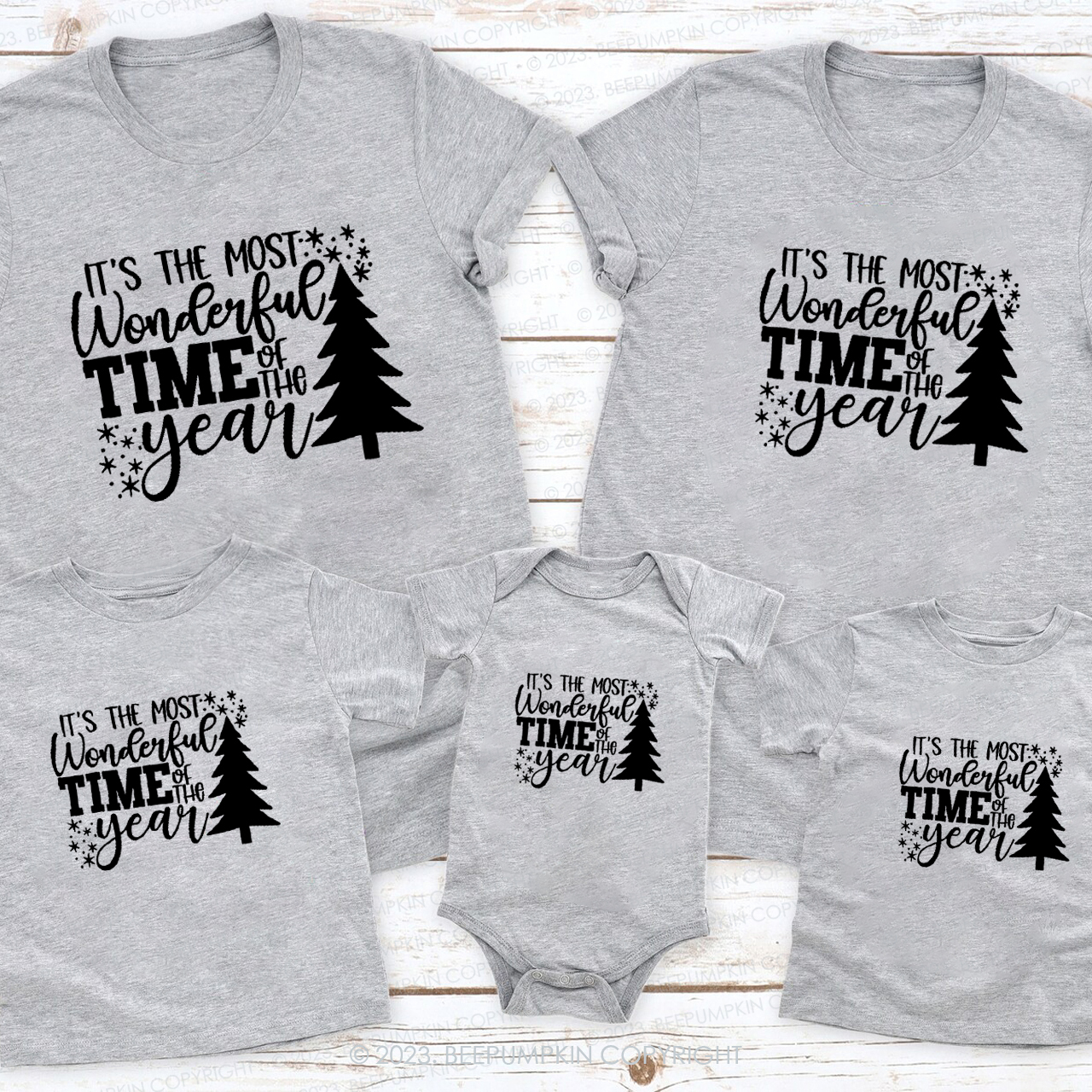 It's The Most Wonderful Time of the Year Shirt For Family Beepumpkin