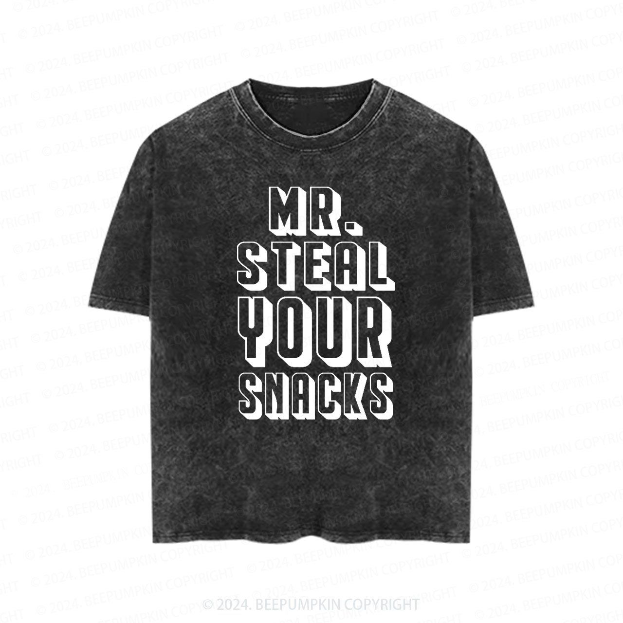 Mr Steal Your Snacks Toddler&Kids Washed Tees          