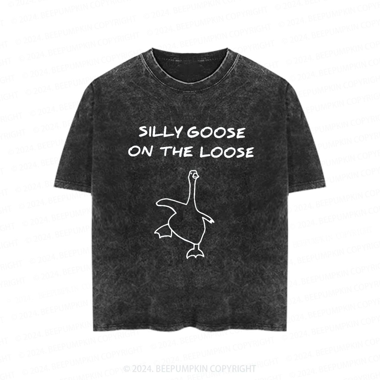Silly Goose On The Loose Toddler&Kids Washed Tees          