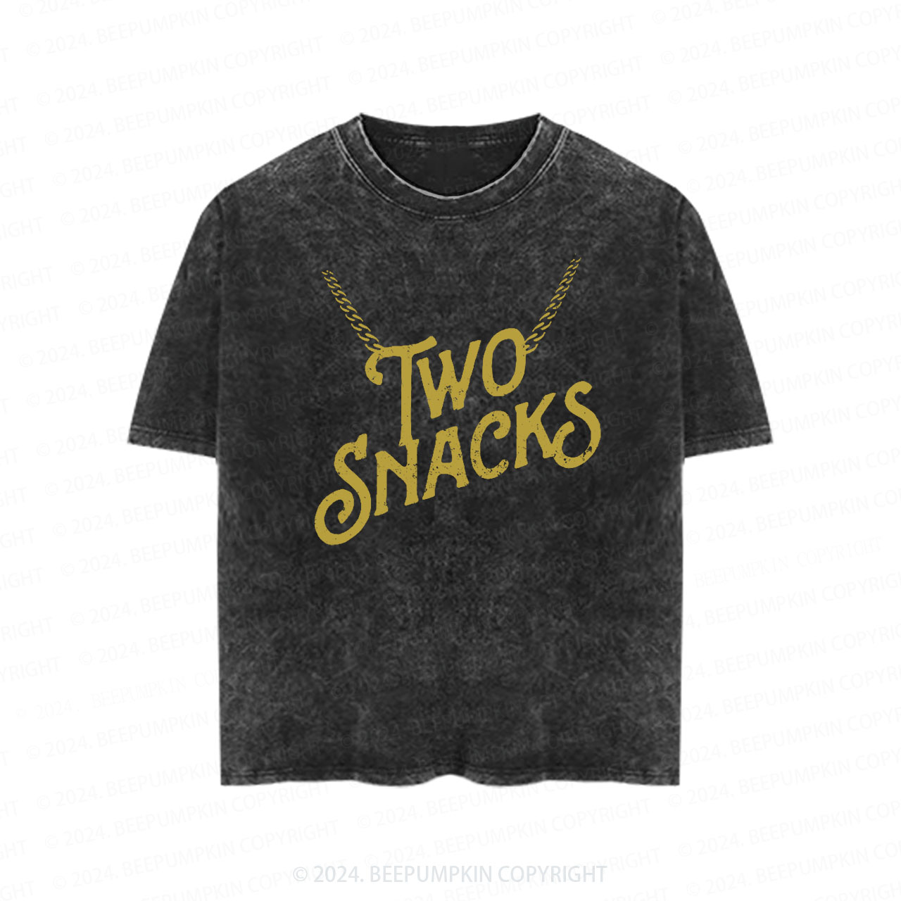 Two Snacks Toddler&Kids Washed Tees          