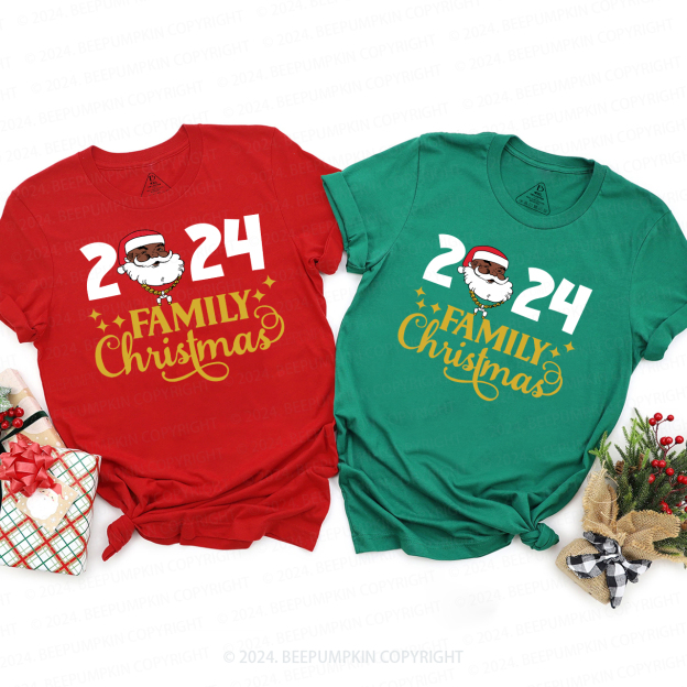 Santa Family Christmas 2024 Party Shirts Beepumpkin