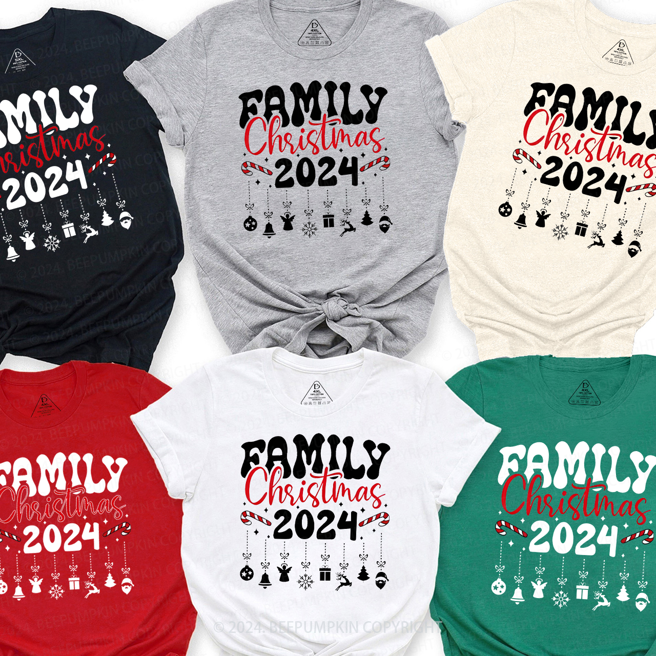 Christmas Family Reunion Matching T-Shirts Beepumpkin