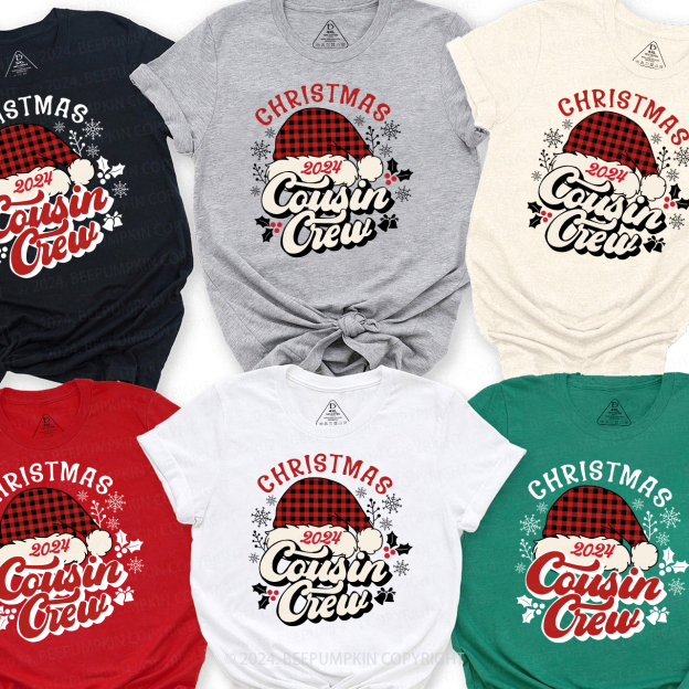 Xmas Gift for Cousins-Cousin Crew Matching Shirts