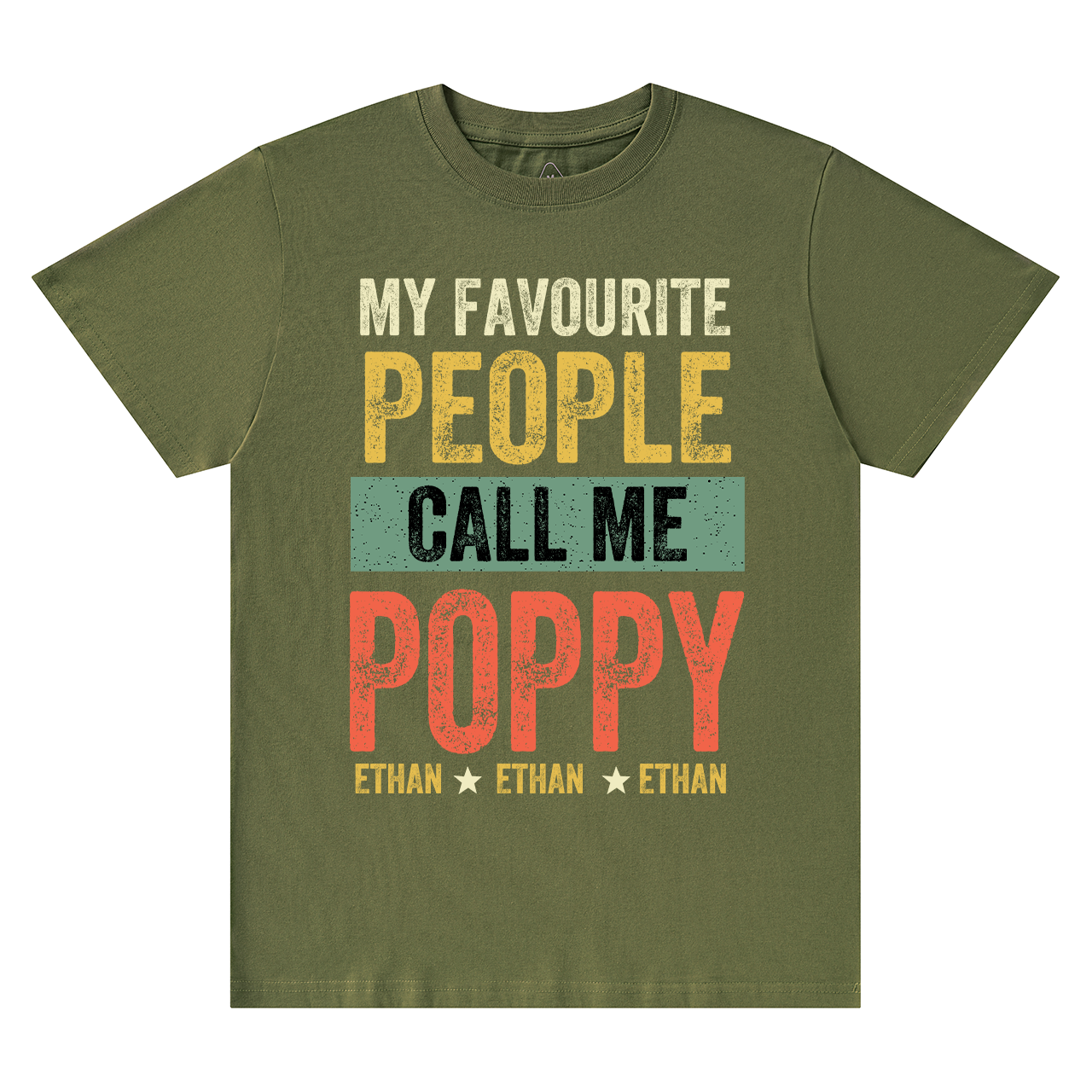 Call Me Poppy Grandpa Shirt Personalized With Name