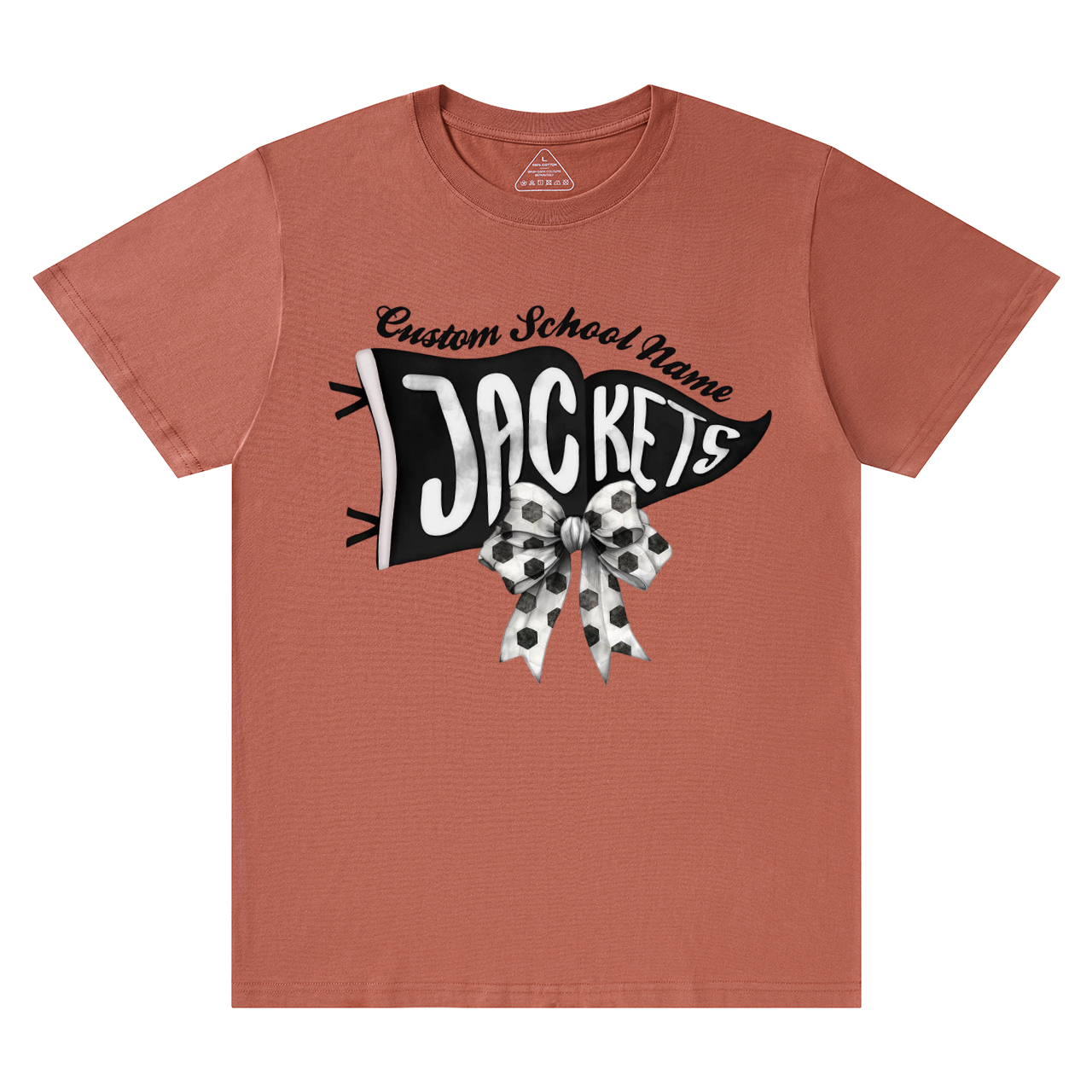 Personalized Mascot Watercolor Pennants Flag T-Shirts Beepumpkin