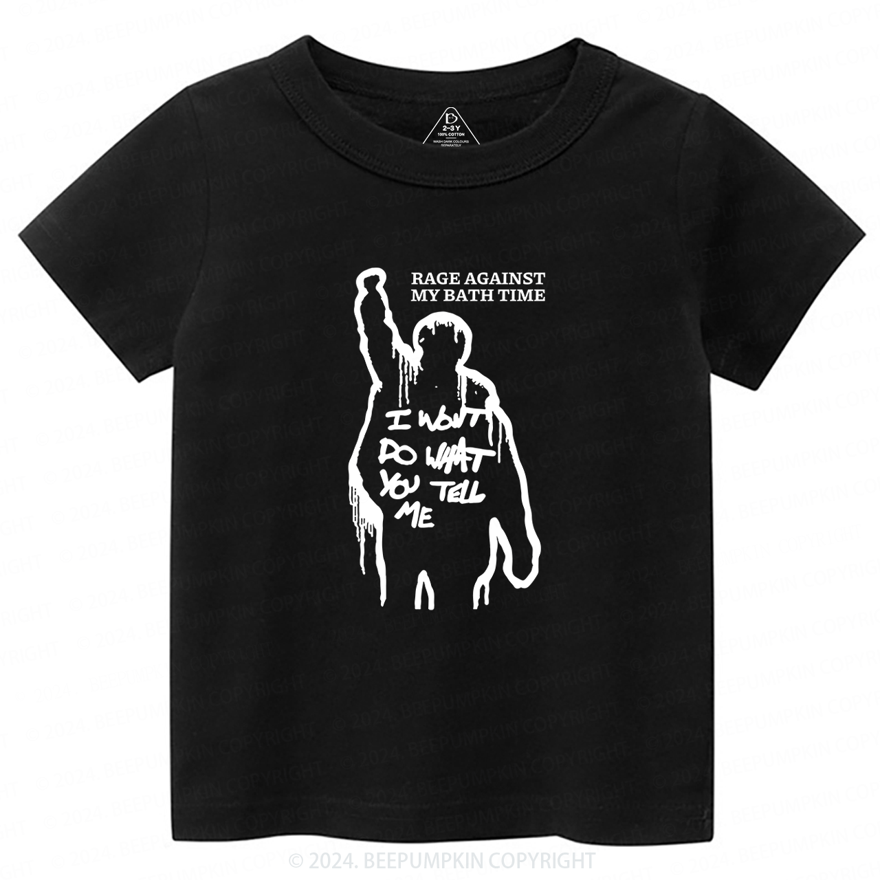 Rage Against My Bath Time Toddler&Kids Tees 7