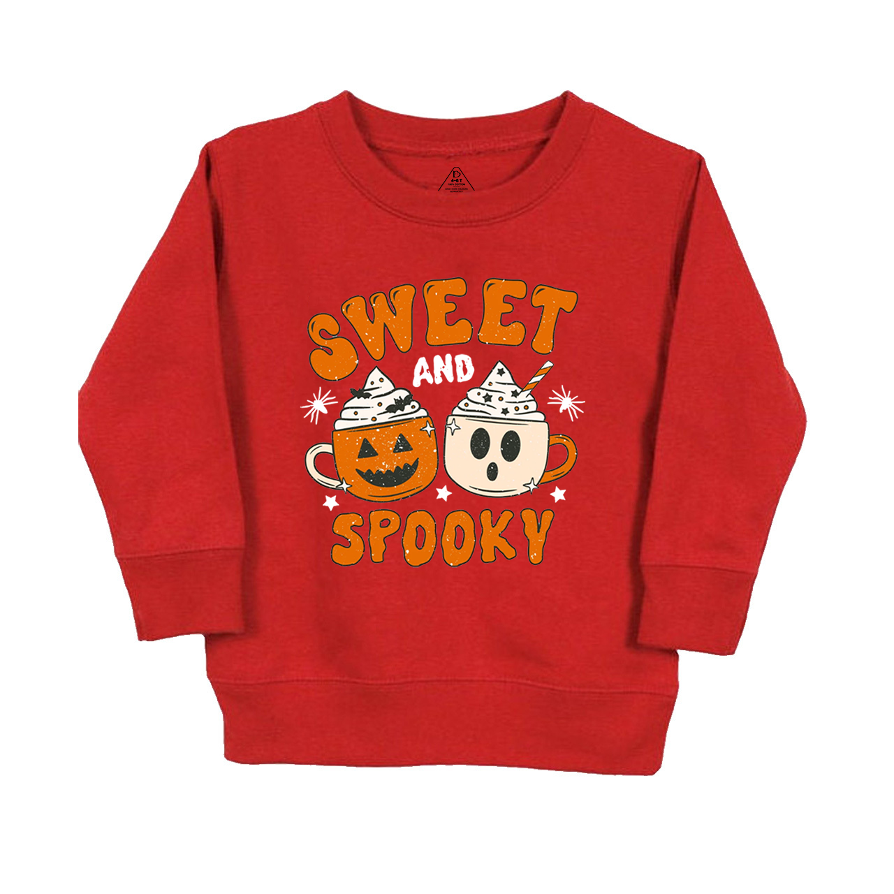 Sweet And Spooky Pumpkin Halloween Kids Sweatshirt