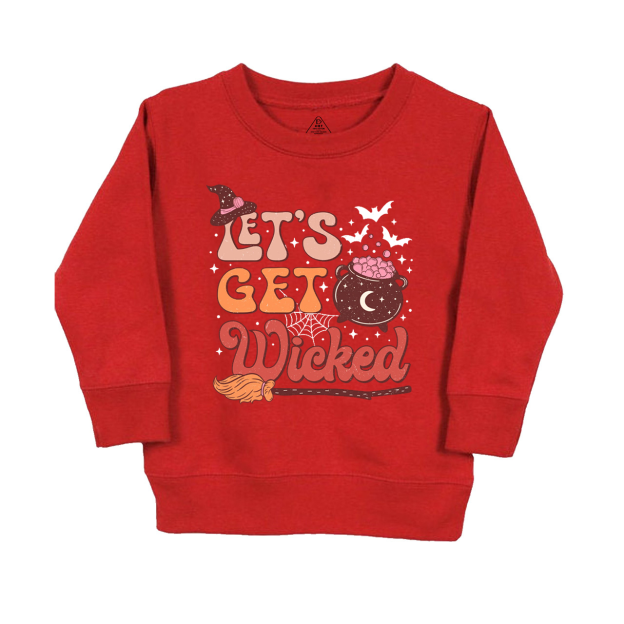 Let's Get Wicked Halloween Kids Sweatshirt