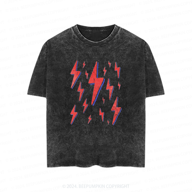 Inspired Rock n Roll Toddler&Kids Washed Tees          