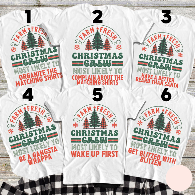 Most Likely To Christmas Tree Family Pajamas Beepumpkin