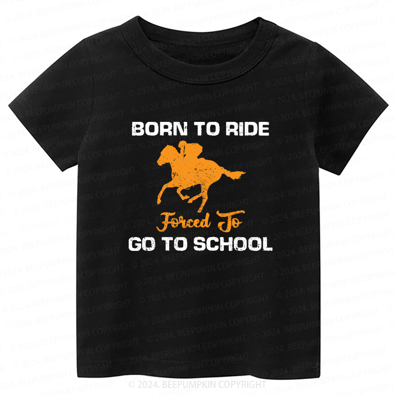 Born to Ride Forced to Go Back to School Shirt 