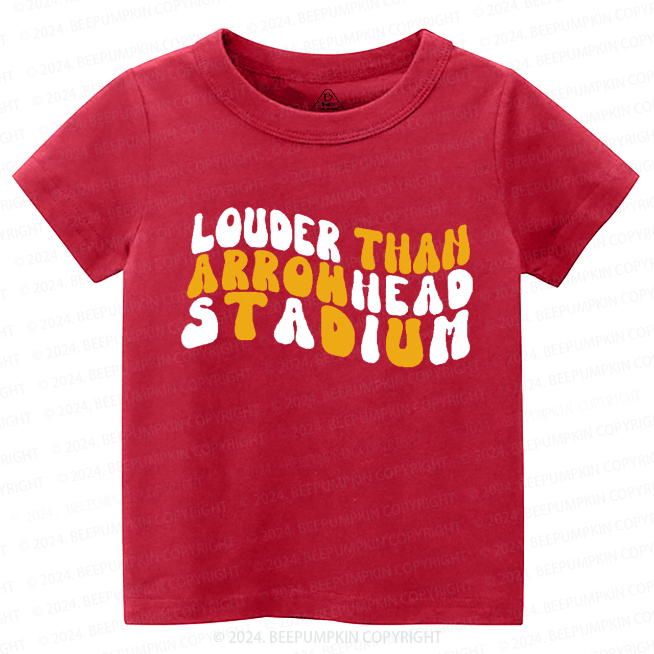 Louder Than Stadium KC Toddler&Kids Tees Beepumpkin