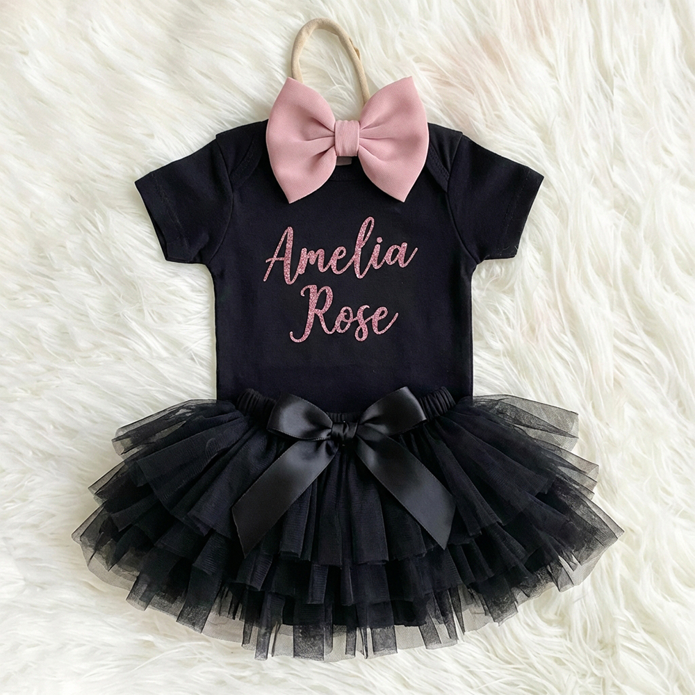 3 Pieces Tutu Baby Girl Outfit Set  Sale-Beepumpkin™