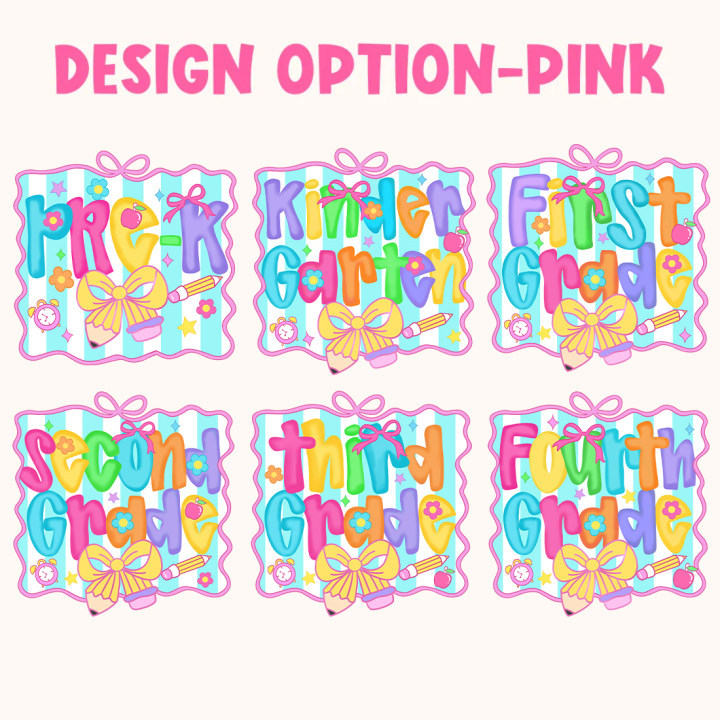 Personalized Preppy Back to School Bundle Toddler&Kid's Tees Beepumpkin 