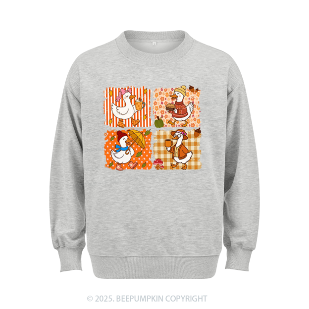 Silly Goose Autumn Sweatshirt Beepumpkin