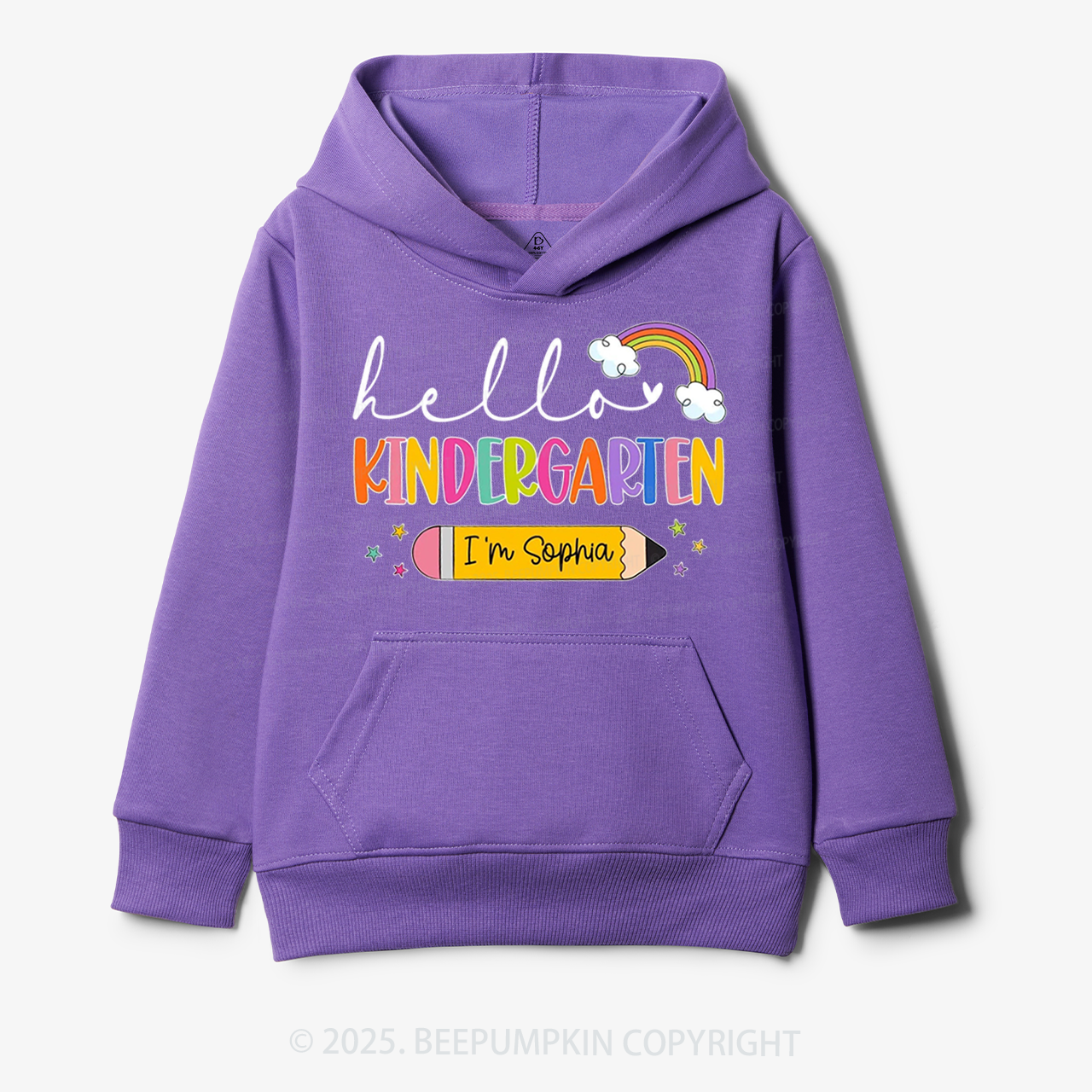 Personalized Hello Back To School Kid's Hoodies Beepumpkin