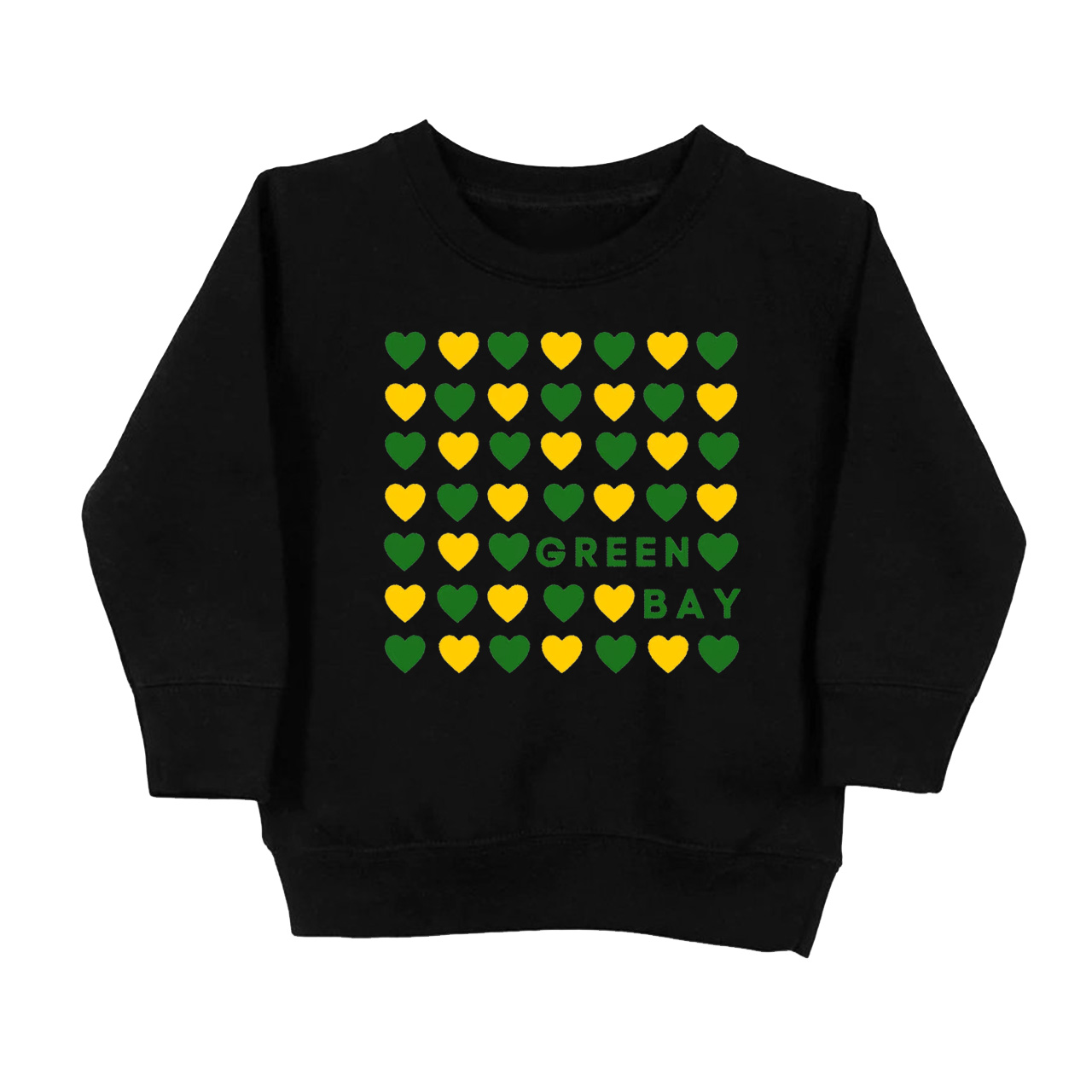 Toddler Sweatshirt - Heart Green Bay