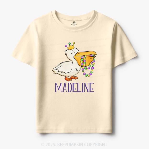Personalized Louisiana Pelican Toddler&Kid's Tees Beepumpkin