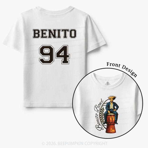 Personalized Benito Bowl Football Fan Toddler&Kid's Tees