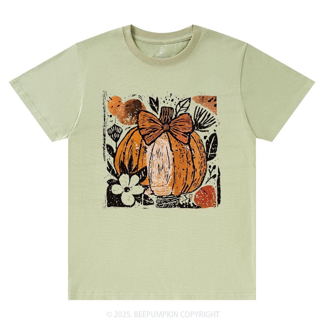 Pumpkin Boho Floral T-Shirts Beepumpkin