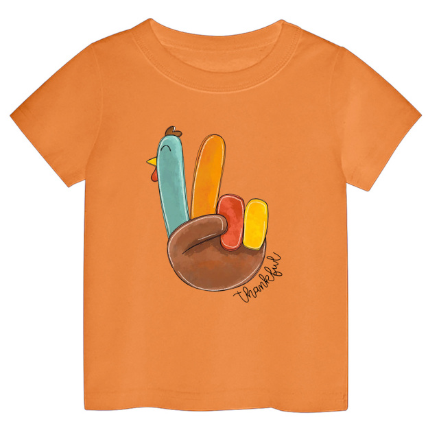 Thanksgiving Little Turkey Kids Tees 