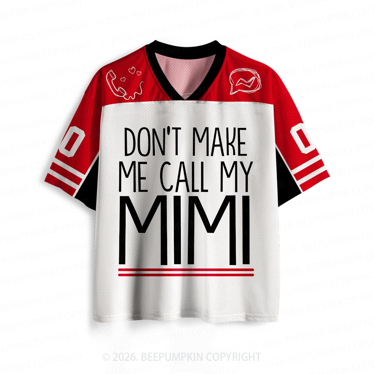 Don't Make Me Call My Mimi Toddler&Kid's Sport Jersey