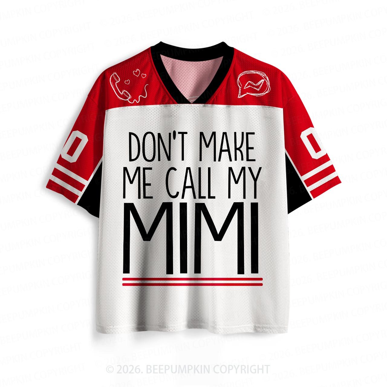 Don't Make Me Call My Mimi Toddler&Kid's Sport Jersey
