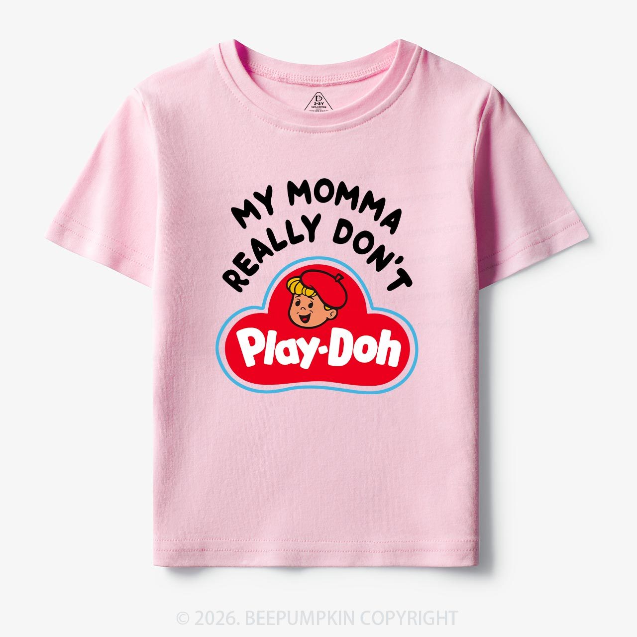My Momma Really Don't Play-Doh Kids T-Shirt Beepumpkin