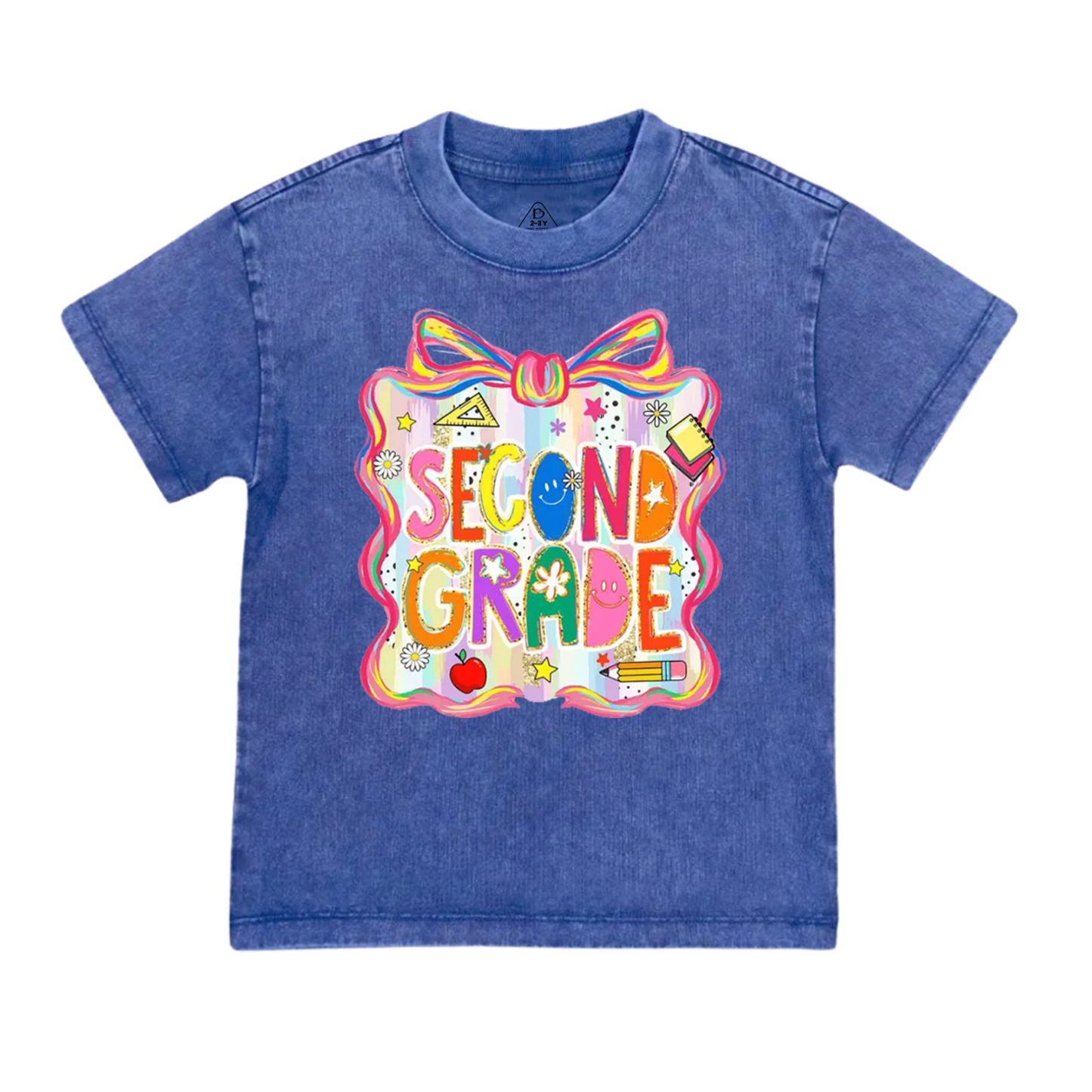 Personalized Colorful Gift Bags Toddler&Kids Washed Tees