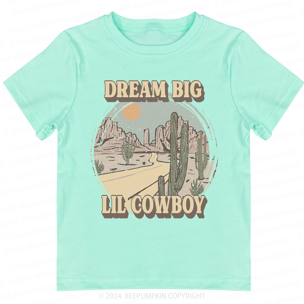 Dream Big Little Cowboy Toddler&Kids Tees