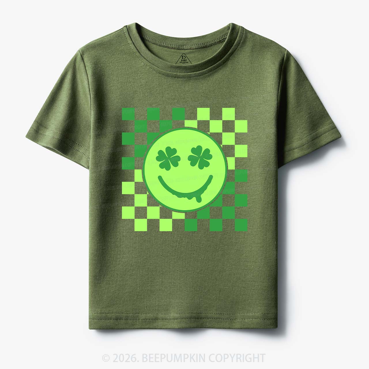 Retro Clover St.Patricks Day Toddler&Kid's Tees Beepumpkin