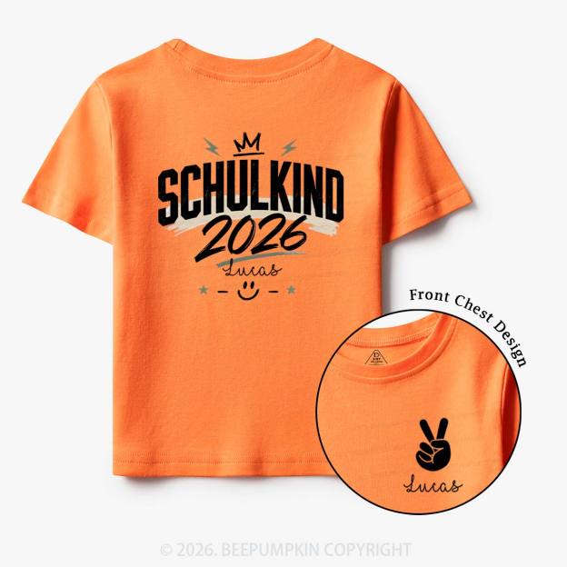 Personalized I'm a Schoolchild Toddler&Kid's Tees