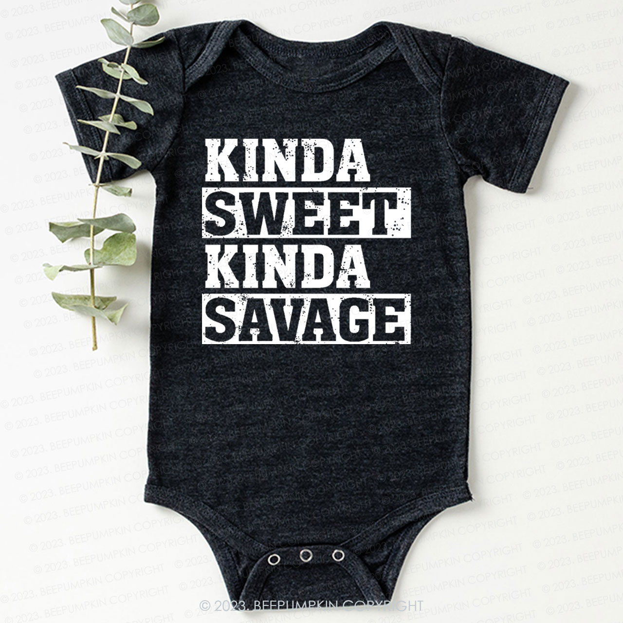 Kinda Sweet Kinda Savage Bodysuit For Baby