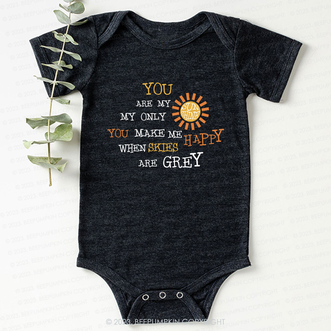 You Are My Sunshine Bodysuit For Baby 