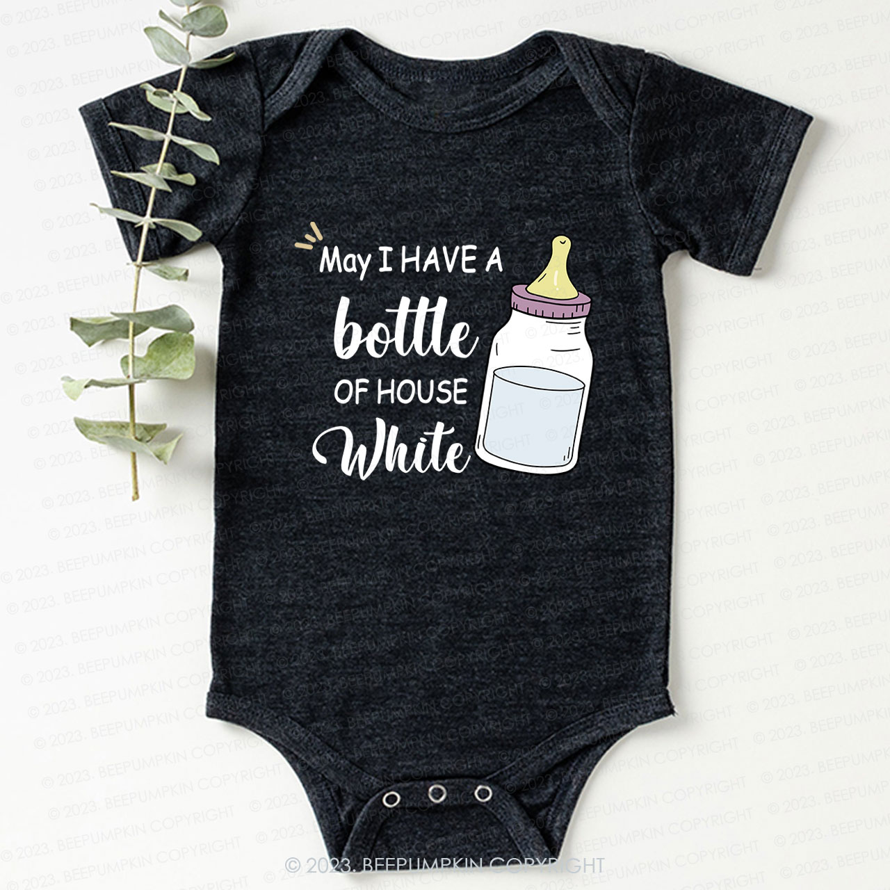 House White Bodysuit For Baby 