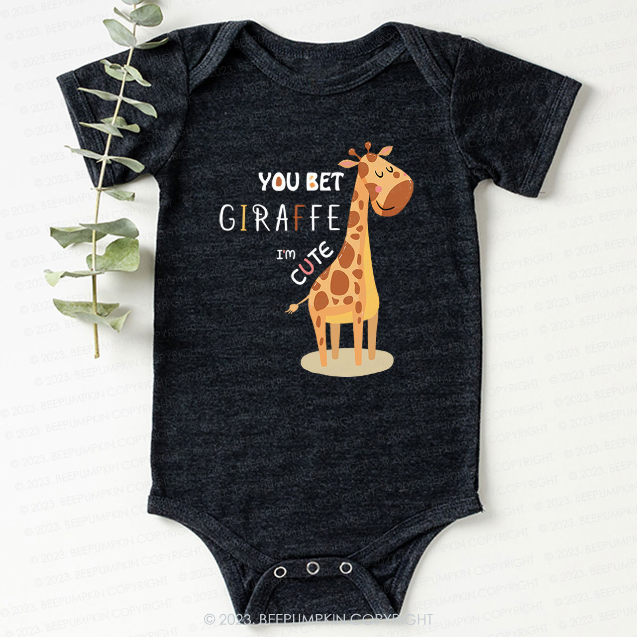 Giraffe Bodysuit For Baby 