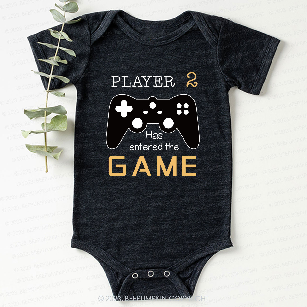 Player 2 has Entered the Game Bodysuit For Baby 