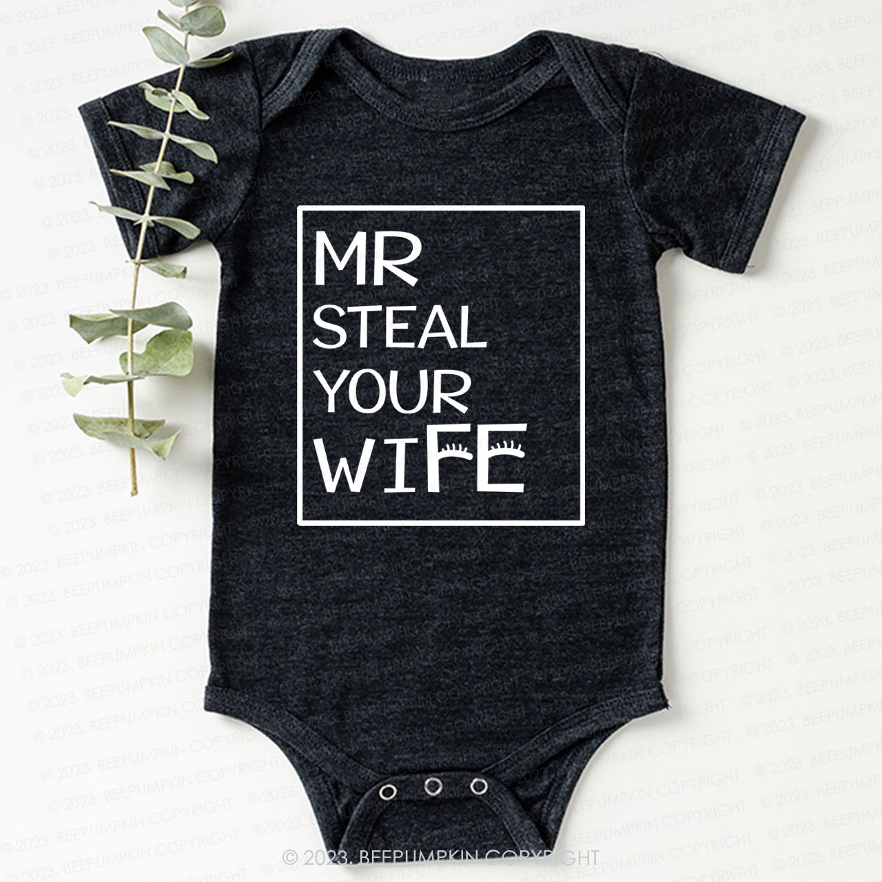 Mr Steal Your Heart Bodysuit For Baby 