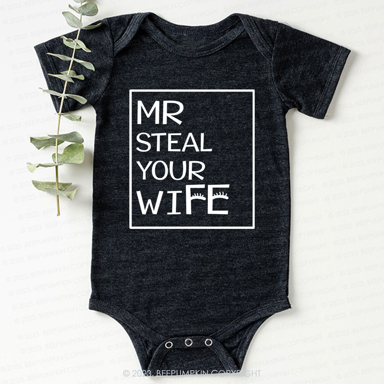 Mr Steal Your Heart Bodysuit For Baby 